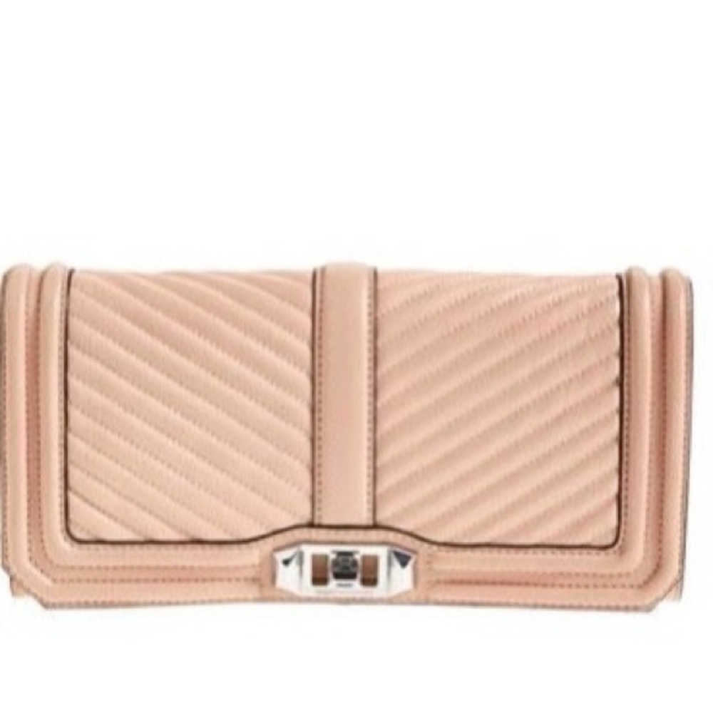 Rebecca Minkoff Chevron Quilted Love Clutch